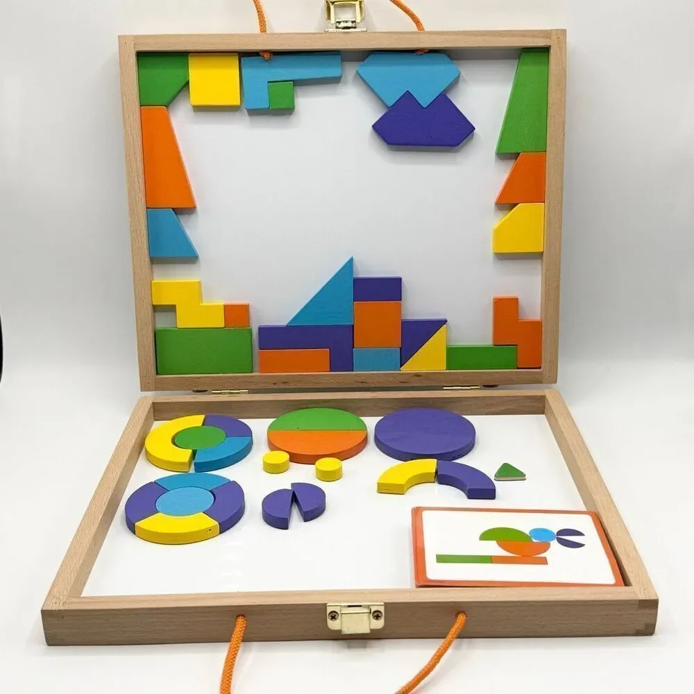 Mindware Imagination Magnets Complete Set Clean 42 Magnets, 10+ cards Plus Case